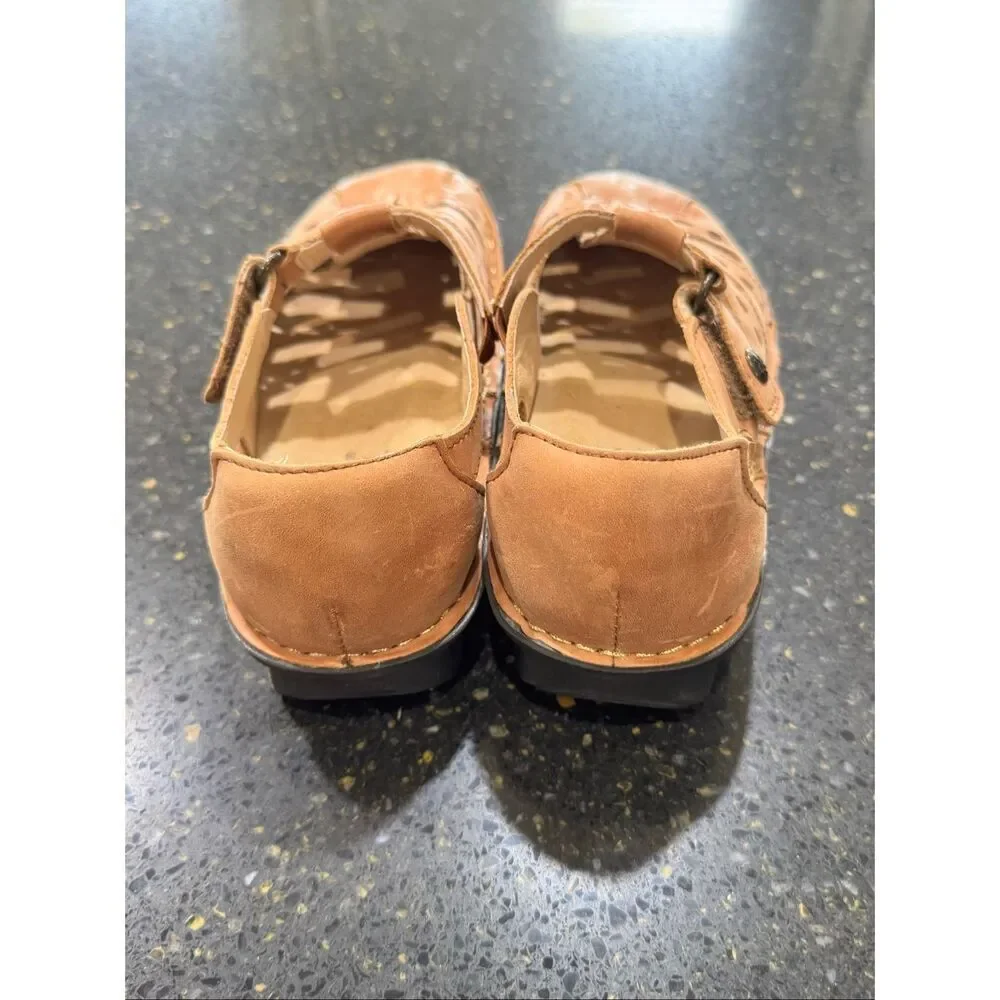Alegria Pesca Cognac Sandals.